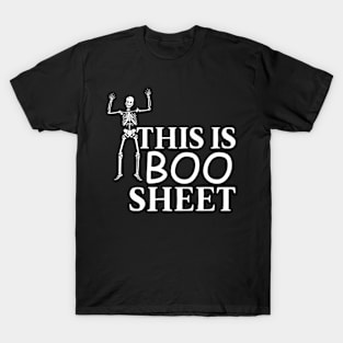 This is boo sheet funny skeleton T-Shirt